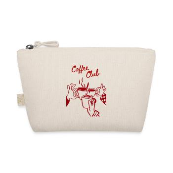 Coffee Club – Kaffeeliebe verbindet | Retro Kaffee - Bio-Täschchen - Natur - Vorne