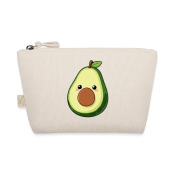Lustige Kawaii Avocado Geschenk Veganer Vegetarier - Bio-Täschchen - Natur - Vorne