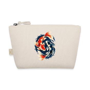 Koi Karpfen Japanischer Zierfisch - Bio-Täschchen - Natur - Vorne