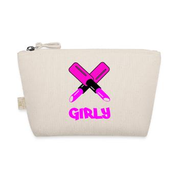 GIRLY Neon Cutout Typography - Bio-Täschchen - Natur - Vorne