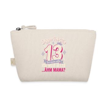 Ich Kann Alles Ähm Mama 13. Geburtstag - Bio-Täschchen - Natur - Vorne