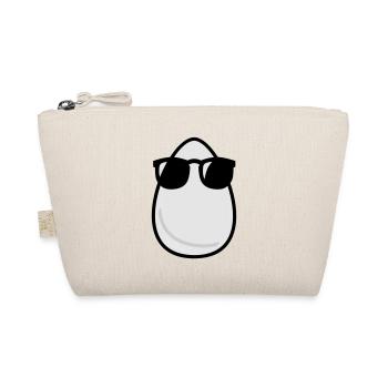 Cool Egg head / Cool Eierkopf (3c) - Organic Pouch - nature - Front