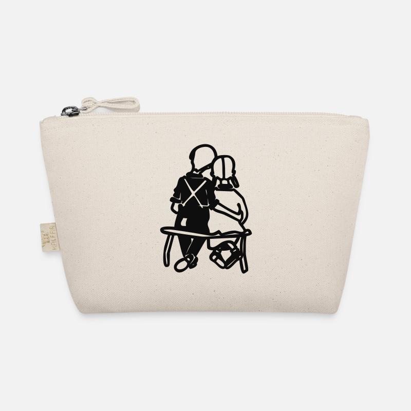 couple on bench Organic Pouch