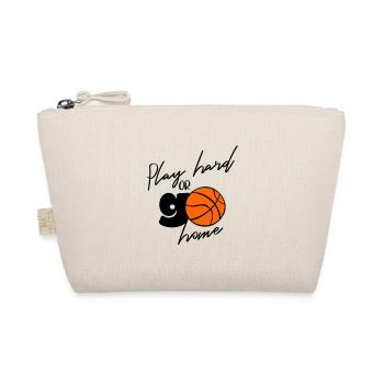 BASKETBALL PLAY HARD SLAM DUNK TEAM GO HOME MOTIFS - Organic Pouch - nature - Front