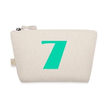 7 YEARS. 7th ANNIVERSARY. BIRTHDAY 7 YEARS. 7 - Organic Pouch - nature - Front