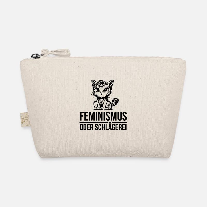 Feminismus oder Schlägerei Bio-Täschchen