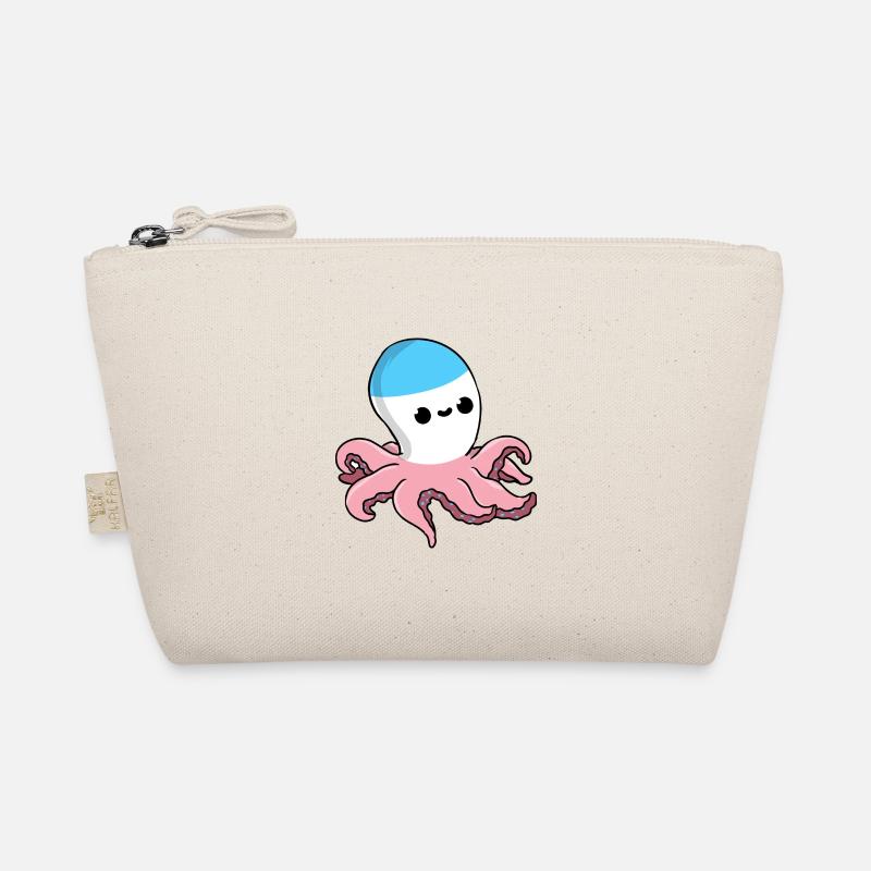 Trans Pride Octopus Organic Pouch