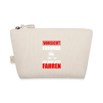 Vorsicht Fahrprüfung Führerschein bestanden - Bio-Täschchen - Natur - Vorne
