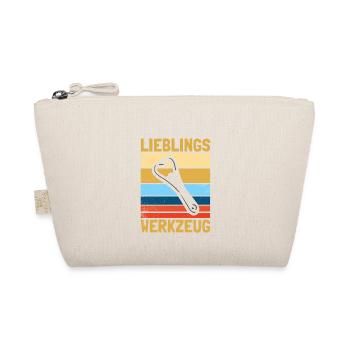 Lieblingswerkeug Biertrinker Bierliebhaber Bier - Bio-Täschchen - Natur - Vorne