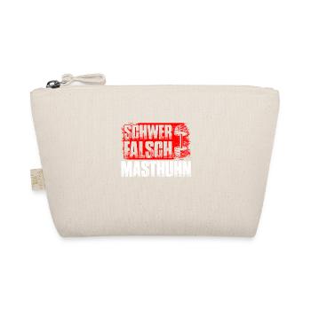 Broiler Chicken Bodybuilding Bodybuilder Gym Weight Training - Organic Pouch - nature - Front