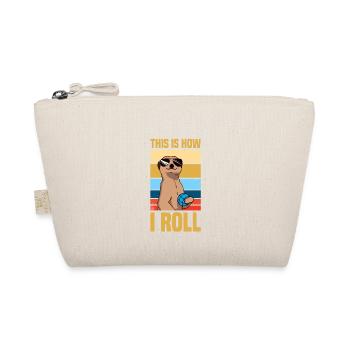 This is how i roll Petanque Boule Boule Player - Organic Pouch - nature - Front