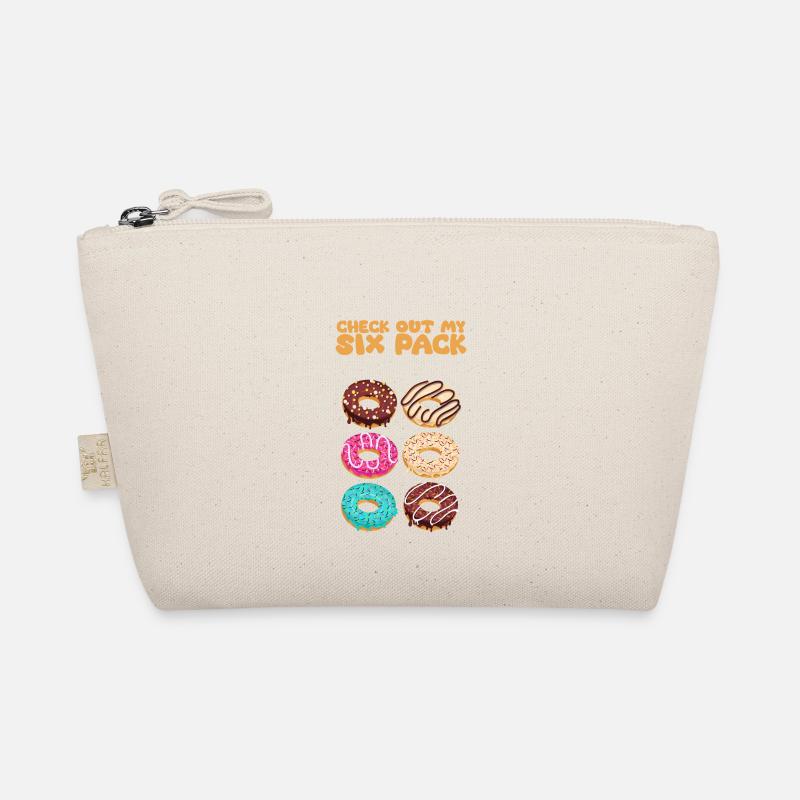 Six Pack Bodybuilding Bodybuilder Gym Weight Lifting Organic Pouch