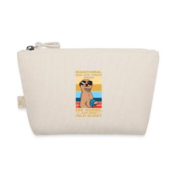 The ball petanque boules petanque players - Organic Pouch - nature - Front