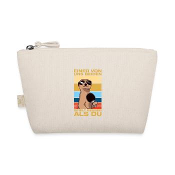 One of us both table tennis table tennis players - Organic Pouch - nature - Front