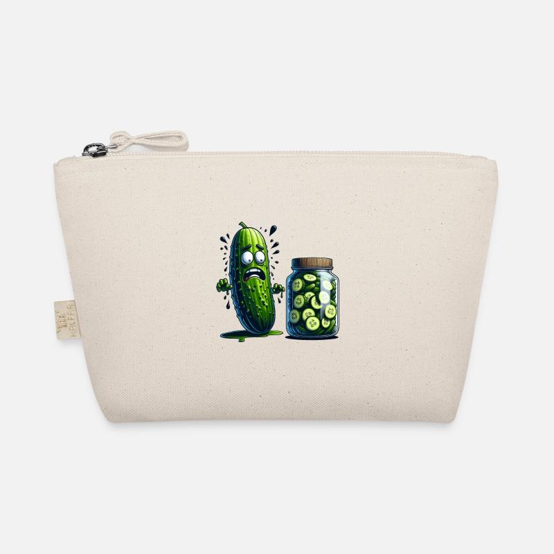 Funny Cucumber Pickle Cucumber Lover Organic Pouch