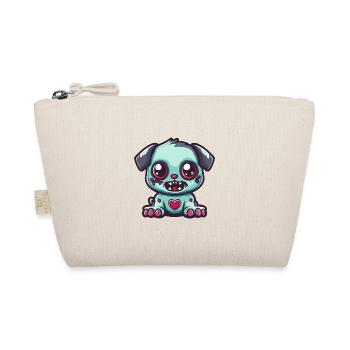 Dog Halloween Zombie Baby - Organic Pouch - nature - Front