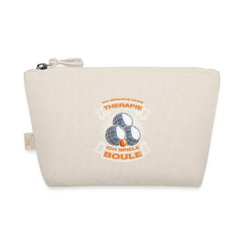 Petanque Boule Therapie Boulespieler - Bio-Täschchen - Natur - Vorne