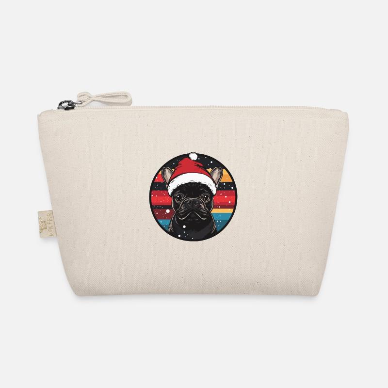 Buldog Français Chien Noël Trousse biologique