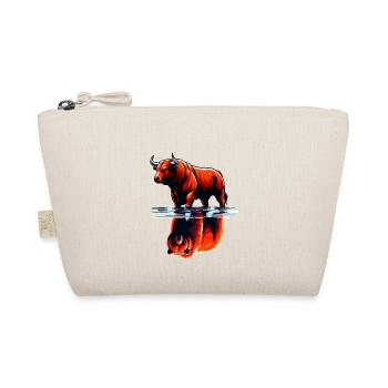Bull and Bear Stock Market Stock Market Trader - Organic Pouch - nature - Front