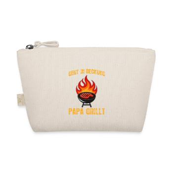 Dad Grills Barbecue Season Barbecue BBQ Grill Grilling - Organic Pouch - nature - Front