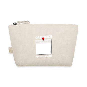 50th Birthday Born 1975 Birthday Gift - Organic Pouch - nature - Front