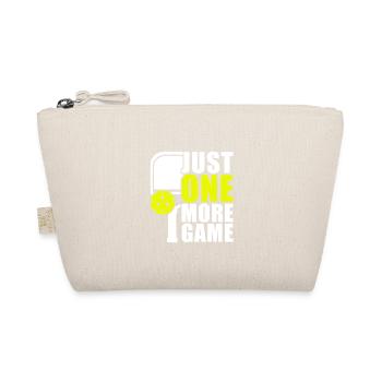 One more game funny pickleball player - Organic Pouch - nature - Front
