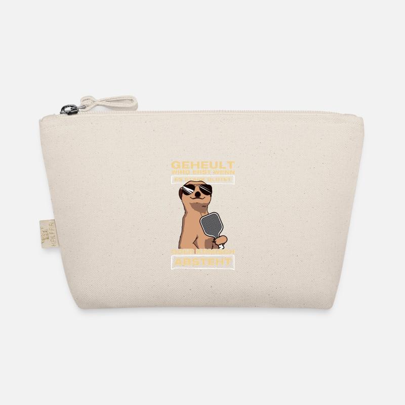 Crying is only done when it bleeds heavily Pickleball Organic Pouch