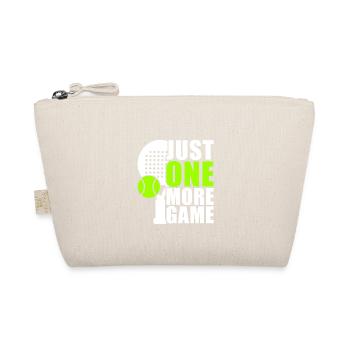 Just one more game funny padel ball player - Organic Pouch - nature - Front
