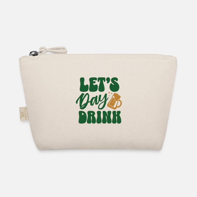 Let's Day Drink Bier-Motiv Bio-Täschchen