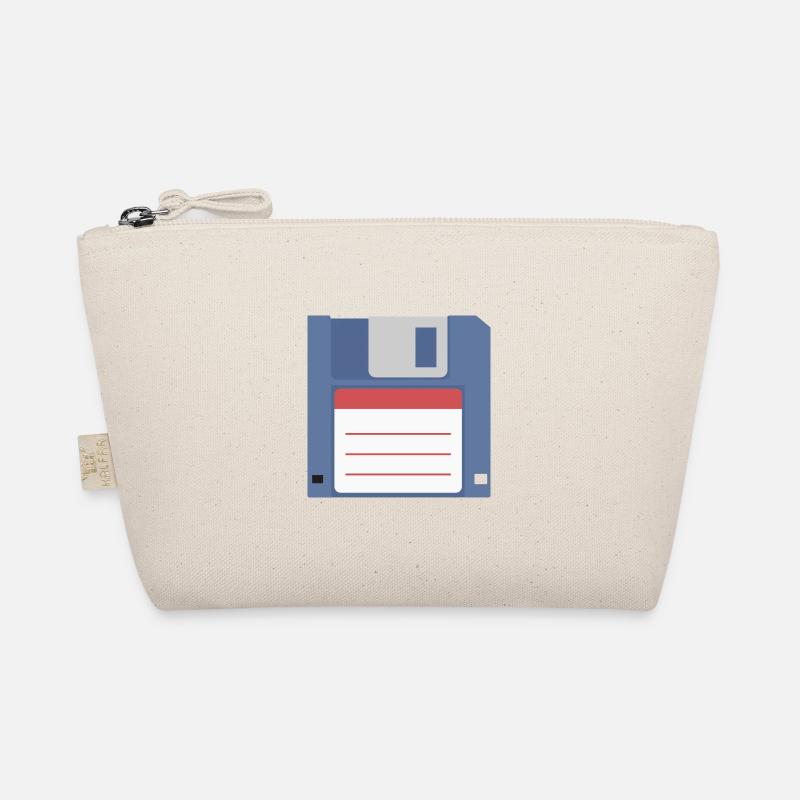 Floppy 3 5 inch floppy disk front Organic Pouch