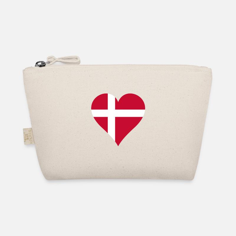 Dänemark Flagge - Bio-Täschchen - Natur