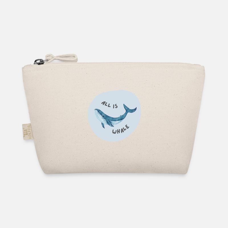 all is whale - Bio-Täschchen - Natur