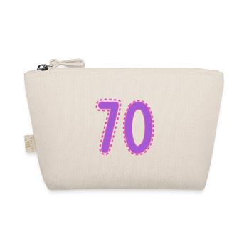 70. 70 ANS. 70e ANNIVERSAIRE. ANNIVERSAIRE 70 ANS. - Trousse biologique - nature - Devant