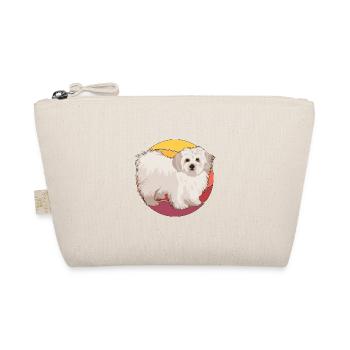 Maltese Retro Sunset - Organic Pouch - nature - Front