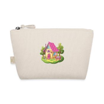 Märchen Haus Cafe Konditorei Bakery Pink pink - Organic Pouch - nature - Front