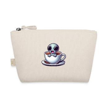 Alien Kaffeeliebhaber Koffein Schock - Bio-Täschchen - Natur - Vorne