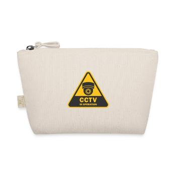 Security cameras in use symbol icon. Fixed CCTV - Organic Pouch - nature - Front