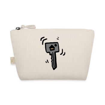 House key metallic - Organic Pouch - nature - Front