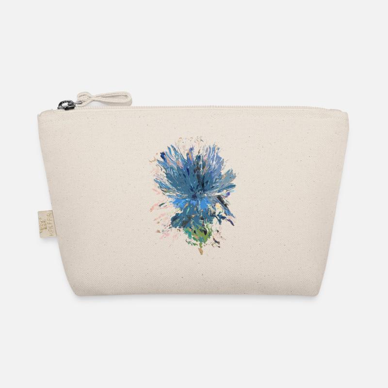 Blaue Distel Bio-Täschchen
