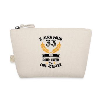 33 ans anniversaire 33 anniversaire cadeau 33 ans - Trousse biologique - nature - Devant