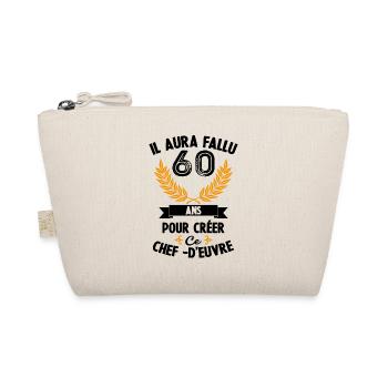60 ans anniversaire 60 anniversaire cadeau 60 ans - Trousse biologique - nature - Devant