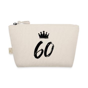 60 Number crown - Organic Pouch - nature - Front