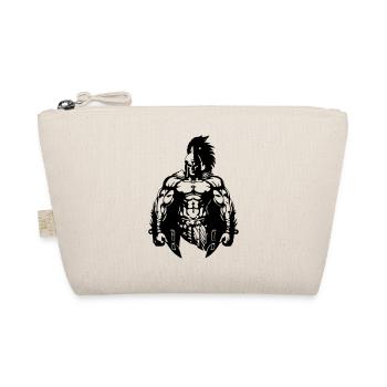 Spartan warrior muscles Sparta - Organic Pouch - nature - Front