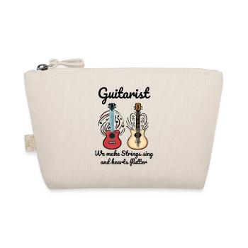 String Serenades: Celebrating Guitarists Guitar - Organic Pouch - nature - Front