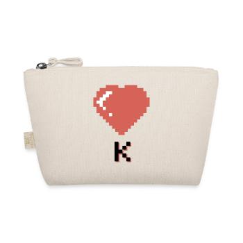 Heart King - Organic Pouch - nature - Front