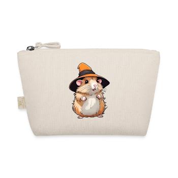 Mignon hamster d’Halloween avec chapeau de sorcière. - Trousse biologique - nature - Devant