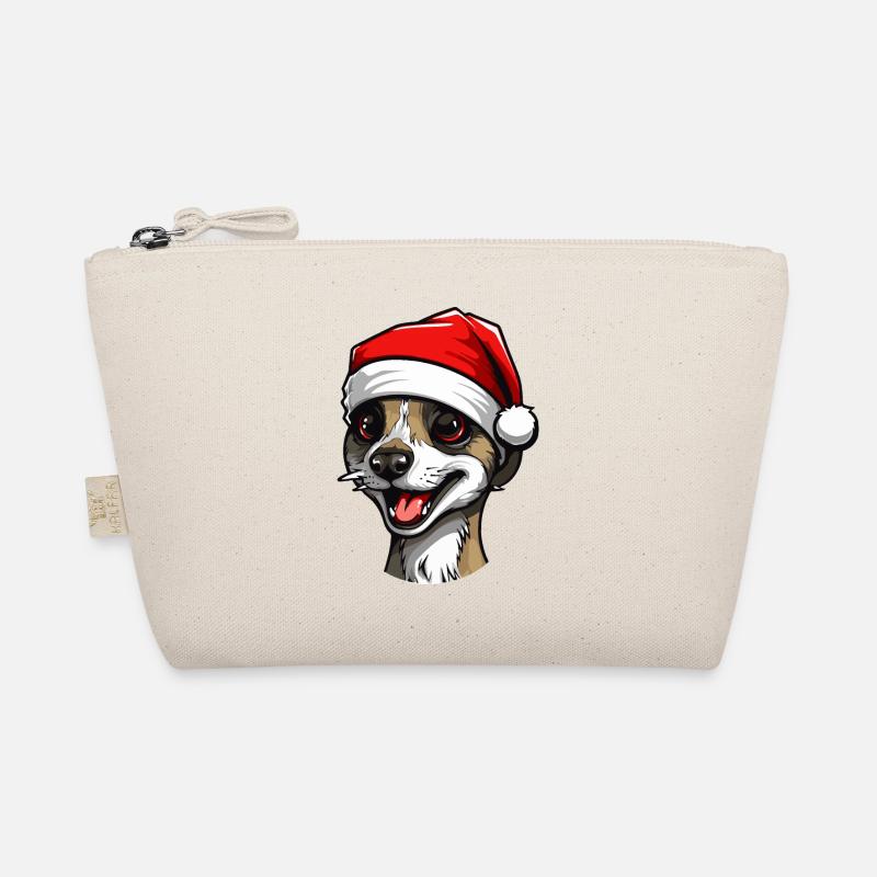 Portrait de Noël tête de suricate Trousse biologique