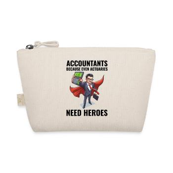 Accountant Accounting Bookkeeping Finance Funny - Organic Pouch - nature - Front