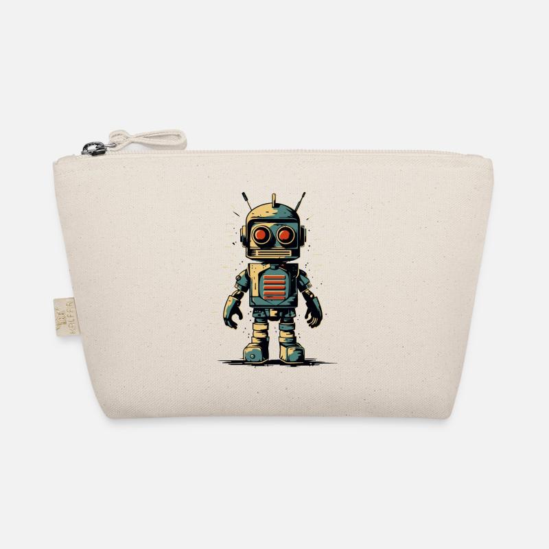 Retro-Stil Roboter Bio-Täschchen