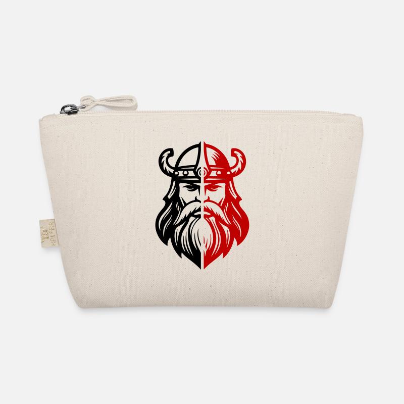 Wikinger Kopf Krieger Valhalla Odin Bio-Täschchen